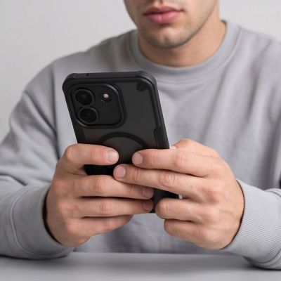 6. Tech-Protect Rugged Shield MagSafe Case for Xiaomi Redmi Note 17 Pro Max 5G – Matte Black