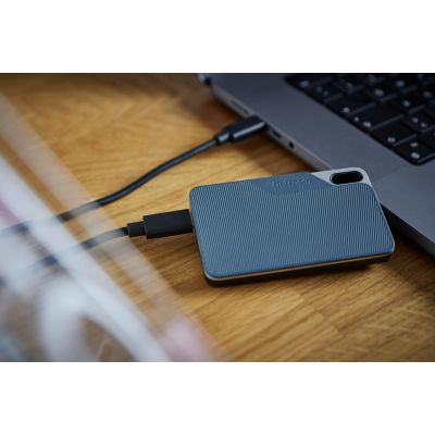 8. Intenso TX100 250GB External SSD, Blue