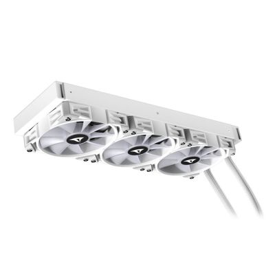 4. Sharkoon S90 All-in-One Liquid CPU Cooler, 12 cm, White, 1 pc.