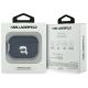 4. Karl Lagerfeld Monogram Karl Head Case for AirPods Pro 3 - Black