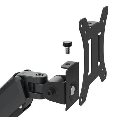 24. MACLEAN 3-Monitor Mount, Gas Spring, 17"-27", 2-8KG, Black MC-137