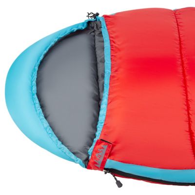 7. NILS CAMP NC2012 Sleeping Bag, Red and Blue