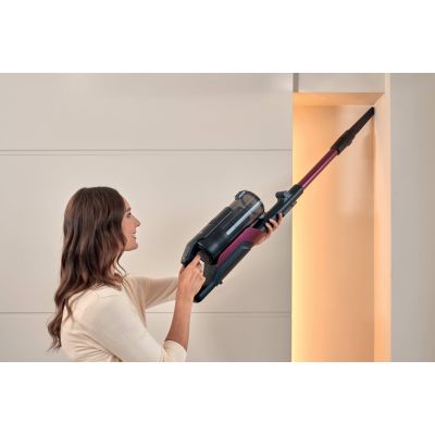 8. Hoover HF610HX 011 Upright Vacuum Cleaner Battery Dry EPA Bagless 0.7L 650W Purple 4Ah