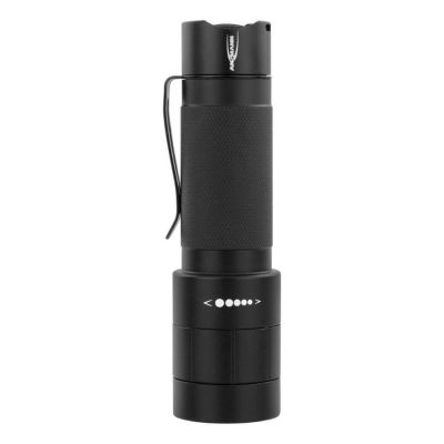 3. Ansmann M250F Black Handheld Flashlight