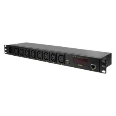 2. LogiLink PDU8P01 PDU power distribution unit 8 x network sockets 1U Black