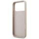 7. Guess Leather 4G Triangle Strass MagSafe Case for iPhone 17 Pro Max / 18 Pro Max - Pink