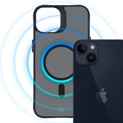 4. 3mk Smoke MagCase with MagSafe for iPhone 14 Plus - Semi-Transparent