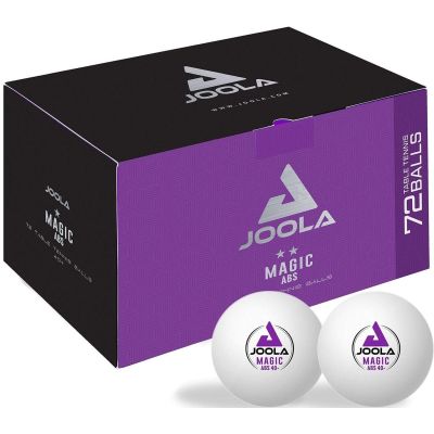 7. JOOLA MAGIC ABS TABLE TENNIS BALLS 72 PCS WHITE