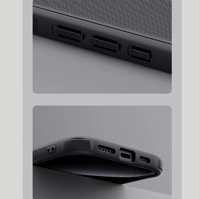 13. Nillkin Super Frosted Shield Pro Magnetic Case for iPhone 16 Pro - black