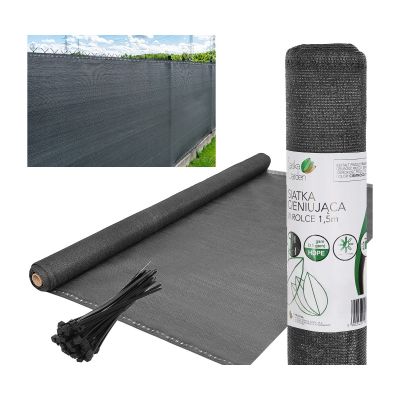 11. SHADE NET 110G/M2 1.5X50M DARK GRAY
