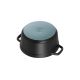 6. Staub Round Cast Iron Pot – Black, 2.2 L