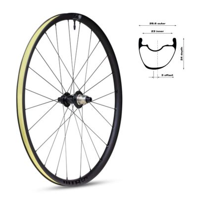 WTB Wheel CZR i23x700 rear 142x12 24 6 bolt SRAM XDR