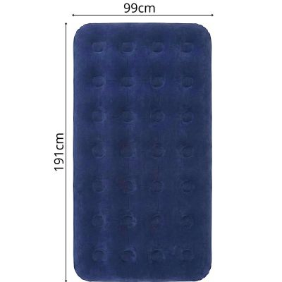 22. FLOCKED MATTRESS 1-PERSON 191x99x22CM 20334