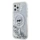 2. Karl Lagerfeld Liquid Glitter Choupette Head MagSafe Case for iPhone 12 / 12 Pro - Transparent