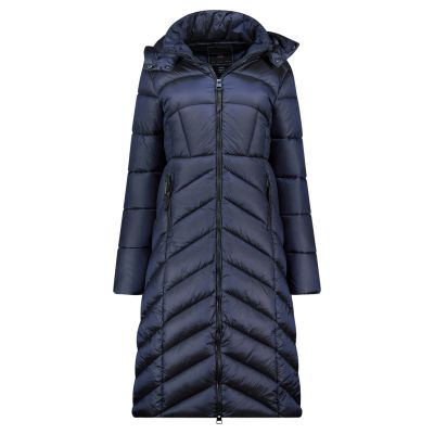 Geographical Norway Blanche Long Navy DB Lady 0116 Navy (WZ5476F/GN-Marine)