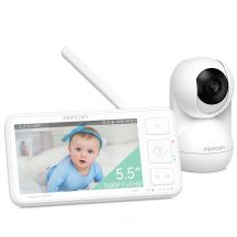 Momcozy BM03 Video Baby Monitor | Electronic Baby Monitor | 5.5", 1080 Full HD