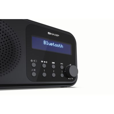 4. Sharp DR-P420 Portable Radio Black