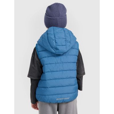 2. Boy's down vest with synthetic filling 4F 4FJRAW25TVJAM324-32S