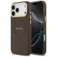 Guess Peony Hot Stamp MagSafe Case for iPhone 17 Pro Max - Brown