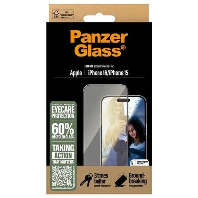 4. PanzerGlass EyeCare Screen Protector iPhone 16 6.1" Ultra-Wide Fit 2865