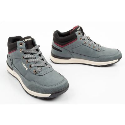 7. Levi's children's shoes youth Sierra ankle boots gray