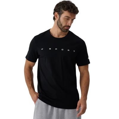 Men’s T-Shirt 4F M3575 Deep Black 4FWAW26TTSHM3575 20S