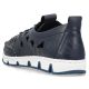 45. Leather openwork shoes Rieker W RKR652, navy blue