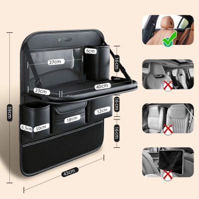 9. Tech-Protect UCA100 Car Organizer - Black