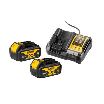 DEWALT. CHARGER DCB1104 + 2x4.0Ah DCB1104M2