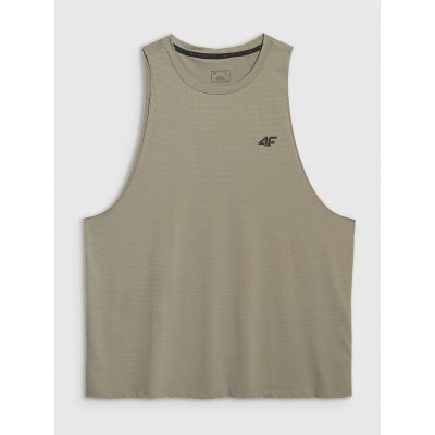 8. Men's quick-drying training tank top 4F 4FWAW25TFSLM554-43S