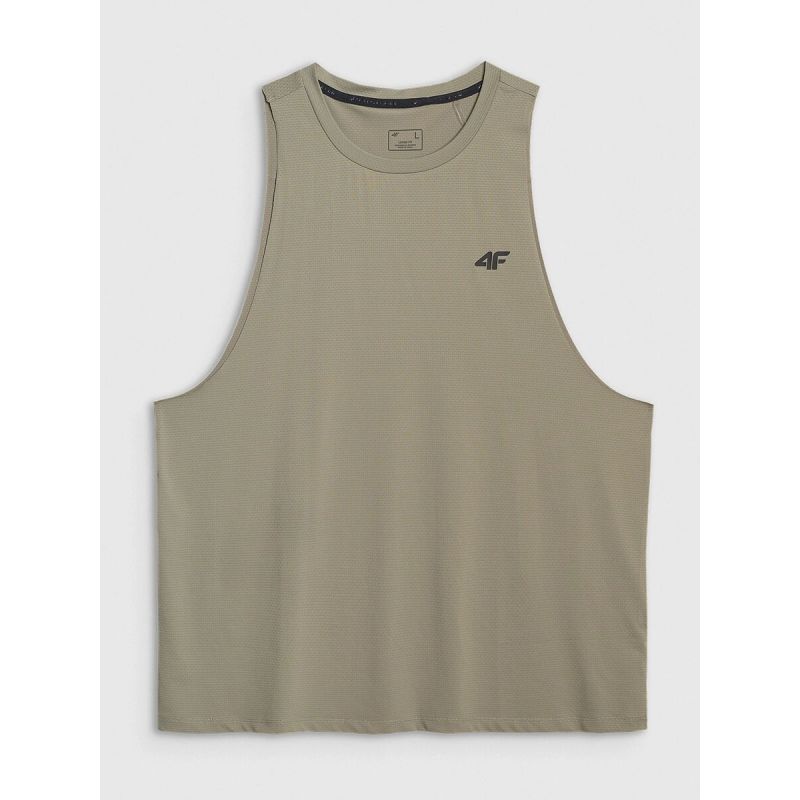 8. Men's quick-drying training tank top 4F 4FWAW25TFSLM554-43S