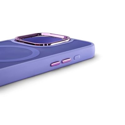 4. Magnetic Collection MagSafe iPhone 16 Pro Case - Purple