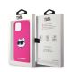 8. Karl Lagerfeld Silicone Choupette Head MagSafe Case for iPhone 15 Plus / 14 Plus - Pink
