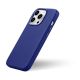 9. iCarer Litchi Premium Leather Case iPhone 14 Pro Magnetic Leather Case with MagSafe Dark Blue (WMI14220710-DB)