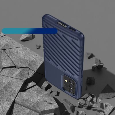 7. Thunder Case flexible armored cover for Samsung Galaxy A53 5G blue