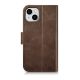 14. iCarer Oil Wax Wallet Case 2in1 Cover iPhone 14 Plus Anti-RFID Leather Flip Case Brown (WMI14220723-BN)
