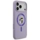 4. Karl Lagerfeld Silicone Karl&Choupette Ring MagSafe Case for iPhone 18 Pro Max / 17 Pro Max – Purple