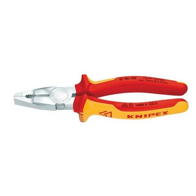 2. Knipex 01 06 190 Lineman's Combination Pliers