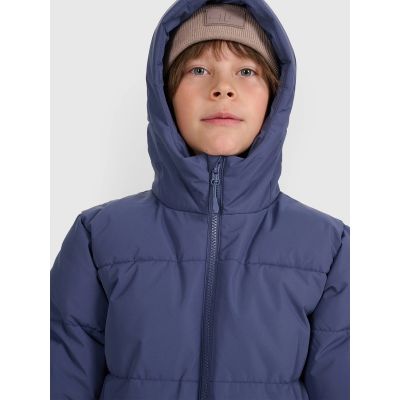 4. Boy's down jacket with synthetic filling 4F 4FJRAW25TDJAM0805-32S