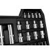 13. Socket wrench set 1/2", 1/4", 110 pcs, satin