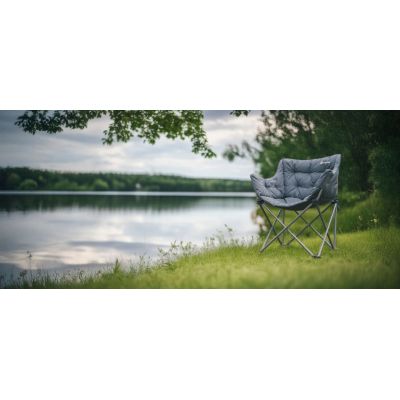 7. Outwell 470474 4-Leg Camping Chair Black, Gray
