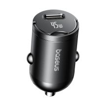 Baseus PrimeTrip VP2 45W USB-C Car Charger with 60W USB-C to USB-C 1m Cable - Black