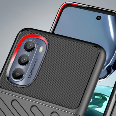 6. Thunder Case for Motorola Moto G62 5G silicone armor case black