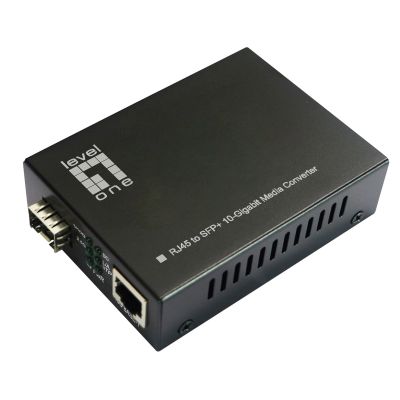 2. LevelOne GB RJ45->SFP+10Gbps Converter