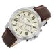 2. FOSSIL Grant Leather Men's Watch FS4735 + BOX