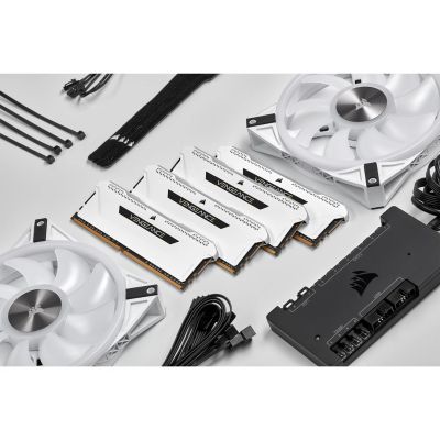 5. Corsair Vengeance RGB Pro CMH32GX4M2E3200C16W Memory Module 32GB 2x16GB DDR4 3200MHz