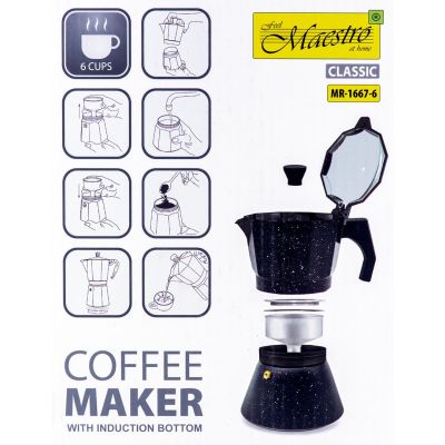 9. MR-1667-6 MAESTRO 6-cup coffee maker