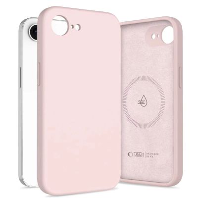 2. Tech-Protect Silicone MagSafe Case for iPhone 16e / 17e - Pink