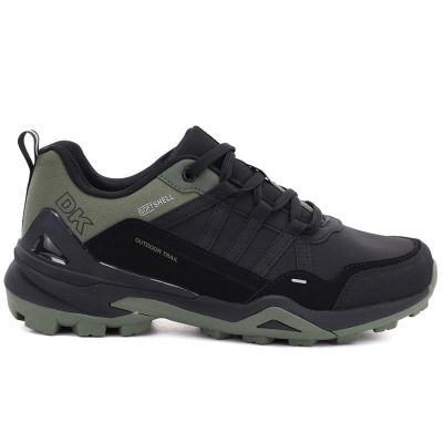 7. Men's waterproof oversized softshell trekking shoes black DK 17920