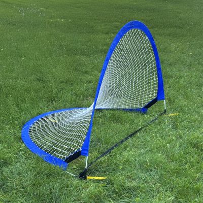 2. Pop-up soccer training goal - blue (L) 183x104x104 cm